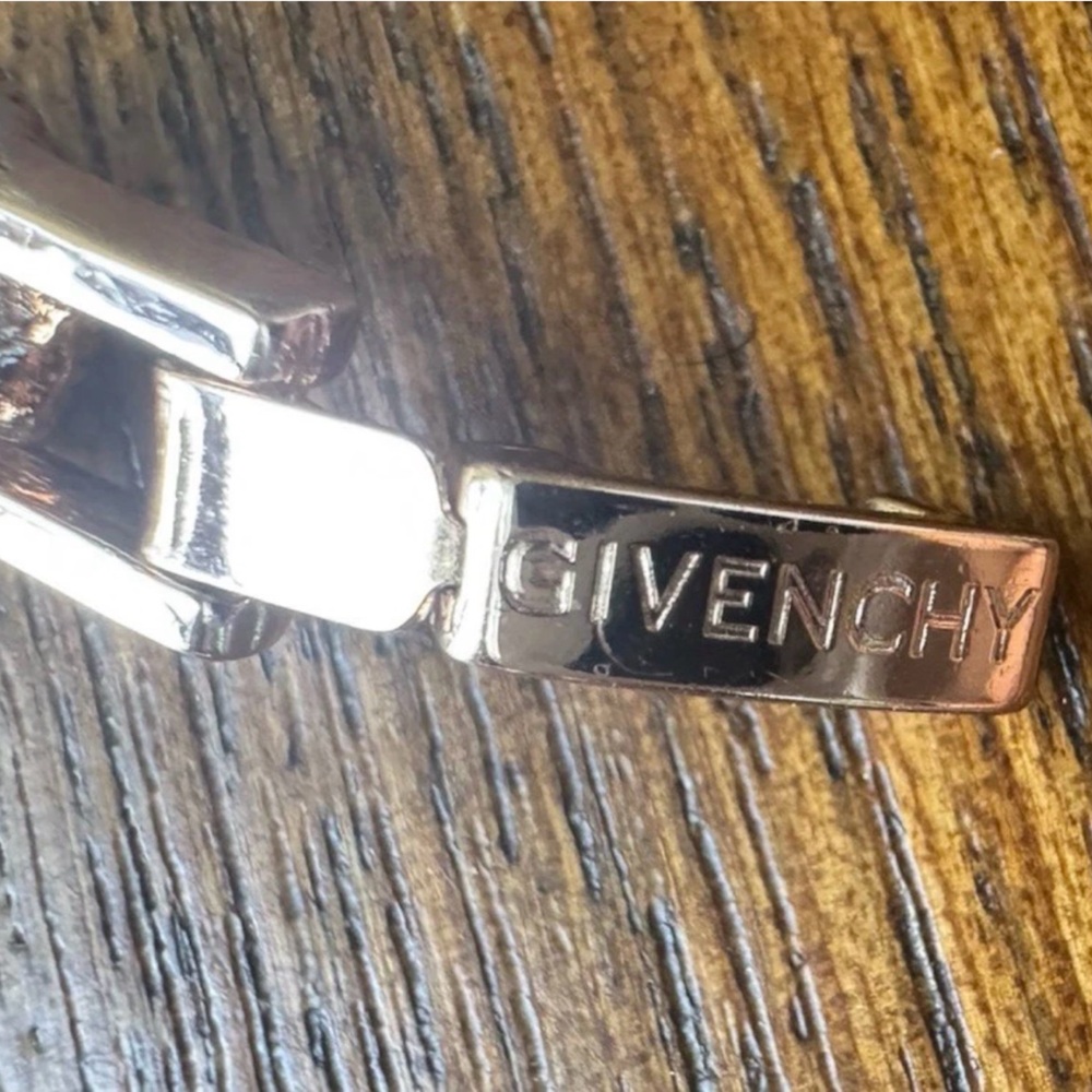 GIVENCHY Rhinestone Bracelet & Earrings In Rose Gold- Stamped - Picture 5 of 12